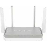 Роутер Keenetic Giant (KN-2610) (1267Mbps, 2.4/5GHz, 9 ports, 1000Mbps, 4 внешние съёмные антенны 5dBi, SFP 1000Mbps, USB 3.0, USB Printer/FTP Server/3G/4G, white-grey)