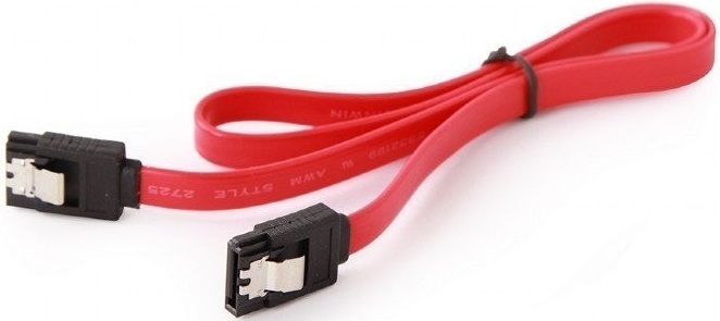 Кабель интерфейсный SATA 0.3m (CC-SATAM-DATA-0.3M, защёлки) Cablexpert