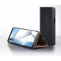 Чехол клип-кейс 160260 (для Samsung Galaxy A8 (2018), leather mirror, black)