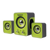 Колонки SmartBuy BUZZ SBA-2610 (5W, ПДУ, FM, USB, microSD, черно-желтые)