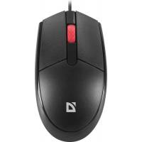 Мышь Defender Optimum MM-140 (USB, optical, 1000dpi, 1.8m, black)