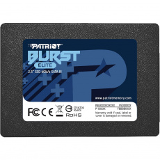 Накопитель SSD 2,5" 240Gb Patriot Burst Elite (PBE240GS25SSDR, 450/320Mbs, SATA-3, 7mm)