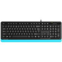 Клавиатура A4Tech Fstyler FKS10 (USB, мультимедийная, black-blue)
