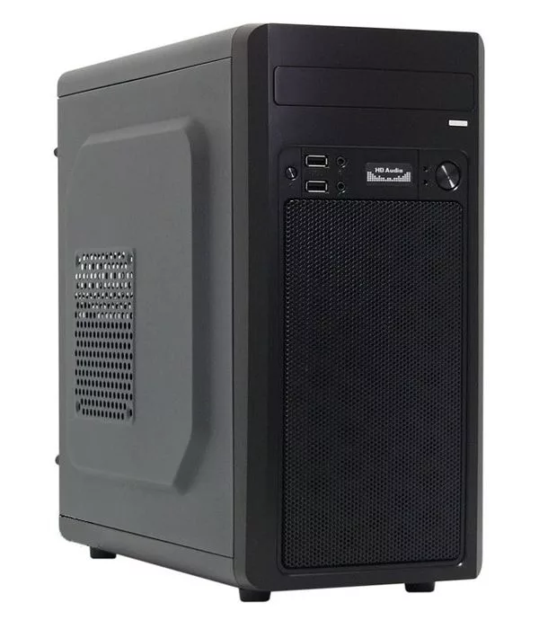 Корпус ACCORD M02B (без БП, mATX, black)