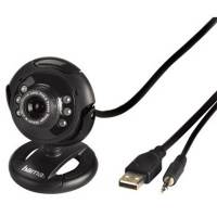 Web-камера Hama H-86510 AC-150 (1,3Mpix, 1280x960, микрофон, крепление на монитор, black)