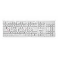 Клавиатура Oklick 505M (USB, мультимедийная, white)