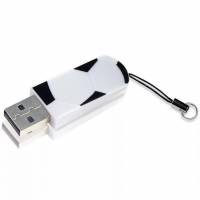 Флеш накопитель USB 2.0 16Gb Verbatim Store n Go Mini Football Edition (49879, white-black)