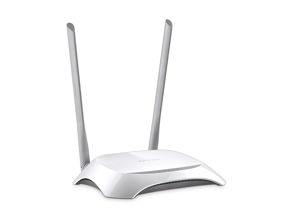 Роутер TP-LINK TL-WR840N ver.2.x (300Mbps, 2.4GHz, 4 ports, 100Mbps, 2 внешние несъёмные антенны 5dBi, white)