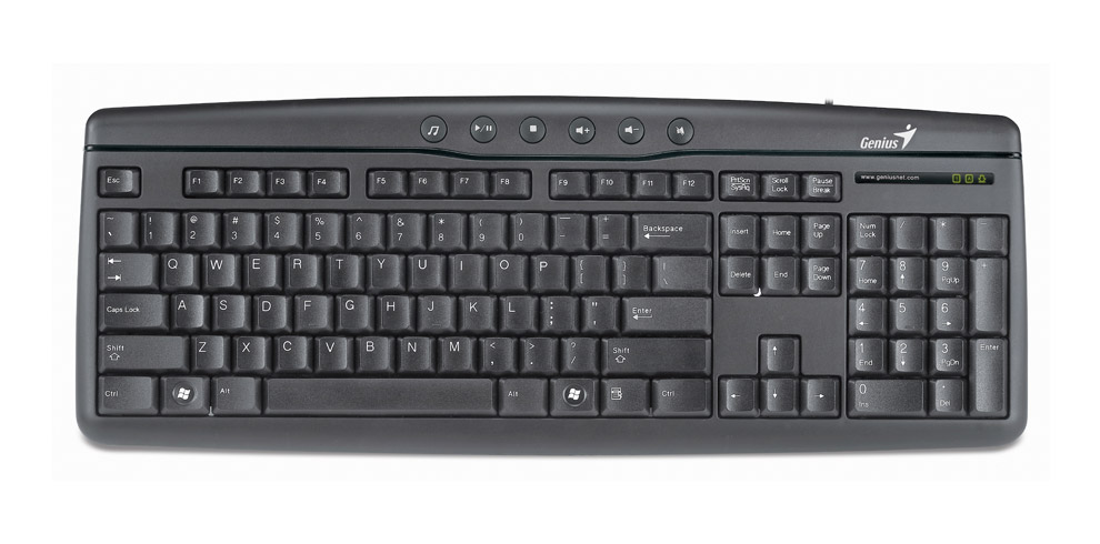 Клавиатура Genius KB202 (USB, мультимедийная, black)