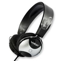 Наушники Velton VLT-818 (накладные закрытые, с микрофоном, 2m, black-silver)