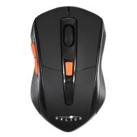 Мышь беспроводная Oklick 585MW (optical, 1600dpi, 2xAAA, soft-touch, black)