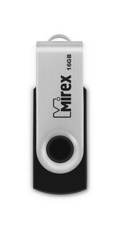 Флеш накопитель USB 2.0 8Gb Mirex Swivel (black)