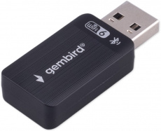 Сетевая карта / Bluetooth USB Adapter Gembird WNP-UA-012 (USB2.0, 286/600Mbps, 2.4/5GHz, 20dBi, AIC8800M80, Bluetooth 5.4, black)
