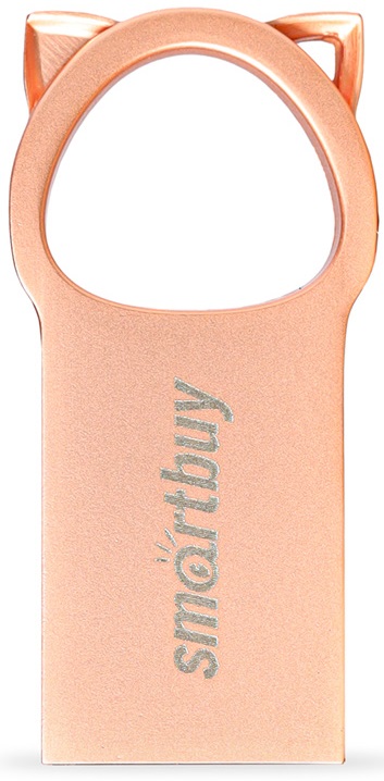 Флеш накопитель USB 2.0 8Gb Smartbuy Metal Kitty Pink (SB008GBMC5, 20MB/s, pink)
