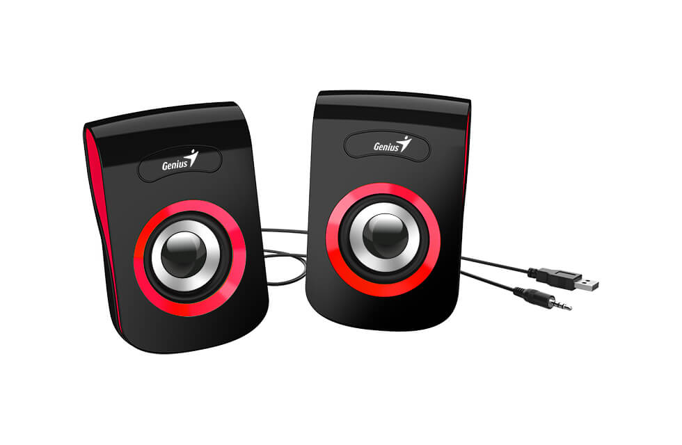 Колонки Genius SP-Q180 (2x3W, USB, red)