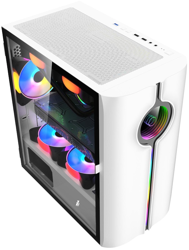 Корпус 1STPLAYER INFINITE SPACE IS3 (без БП, mATX, USB3.0, white)