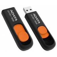 Флеш накопитель USB 2.0 16Gb A-Data UV120 Черный/оранжевый