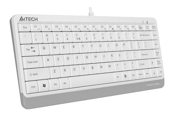 Клавиатура A4Tech Fstyler FK11 (USB, компактная, мультимедийная, white)