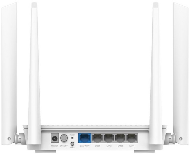 Роутер Cudy WR3000H (574/2402Mbps, 2.4/5GHz, 4 ports, 1000Mbps, 4 несъёмные внешние антенны 5dBi, white)