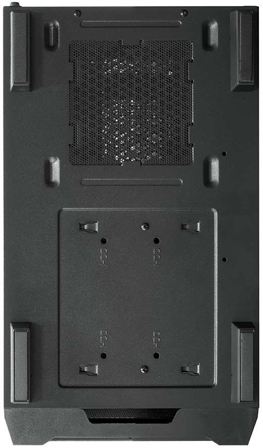 Корпус XASTRA A400M 3FRGB (без БП, mATX, USB3.0, 3x rainbow LED Fan, black)
