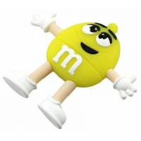 Флеш накопитель - Брелок USB 2.0 32Gb (M&M’s Жёлтый)