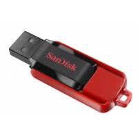 Флеш накопитель USB 2.0 8Gb SanDisk Cruzer Switch (SDCZ52-008G-R35, black-red)