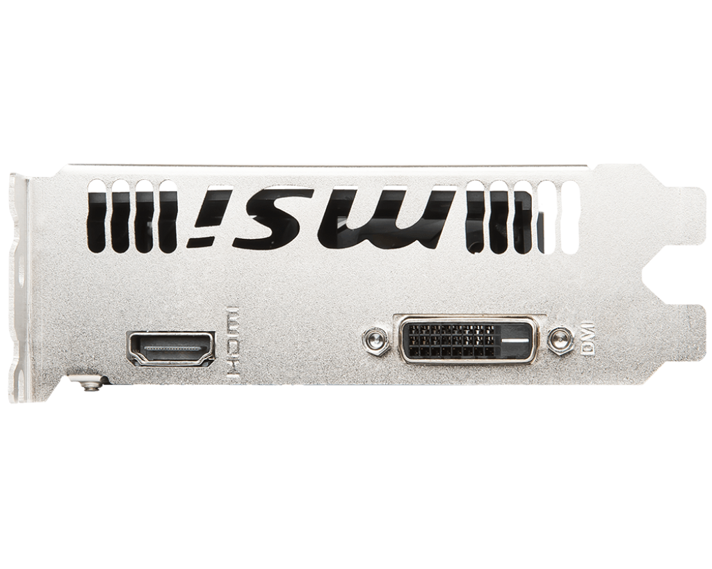Видеокарта MSI GF GT1030 2Gb (GT 1030 AERO ITX 2GD4 OC, 64bit, DDR4, DVI+HDMI) RTL