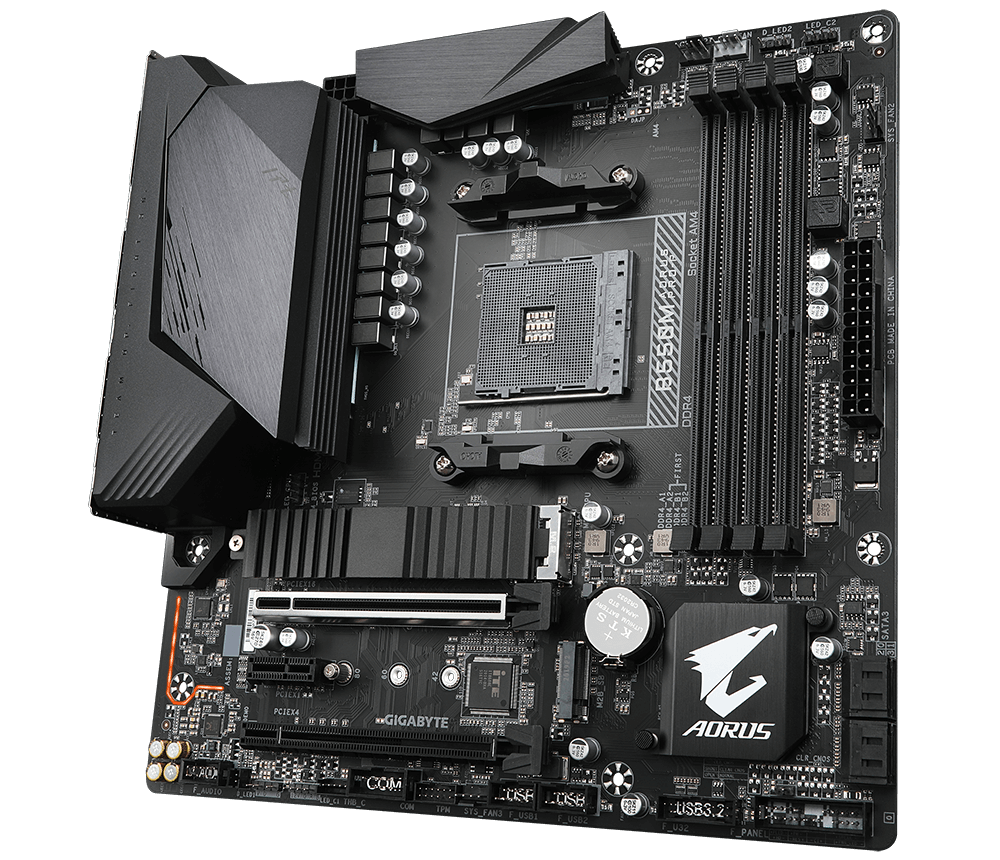 Материнская плата Gigabyte B550M AORUS PRO-P (AM4, mATX) RTL