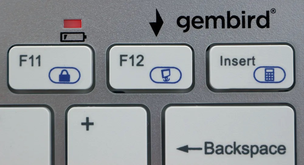 Клавиатура+мышь беспроводные Gembird KBS-7001 (white-silver)