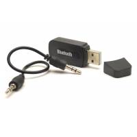 Ресивер Bluetooth (v3.0+EDR, A2DP, 10m, 3,5 Jack, микрофон, black)