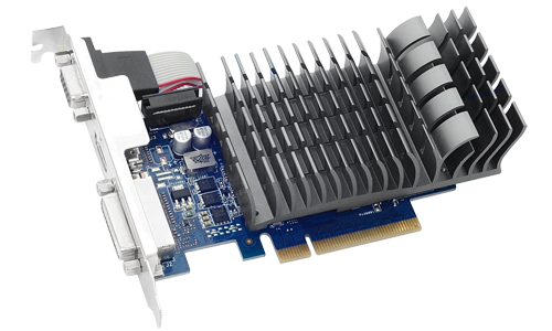 Видеокарта ASUS GF GT710 2Gb (710-2-SL, 64bit, DDR3, DVI+HDMI+CRT) RTL