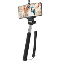 Держатель Monopod для селфи Defender Selfie Master SM-01 (для устройств до 9cm, телескопический (20-98cm), металлический, black)