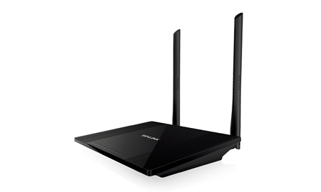 Роутер TP-LINK TL-WR841HP (300Mbps, 2.4GHz, 4 ports, 100Mbps, 2 внешние съёмные антенны 5dBi, высокомощный, black)