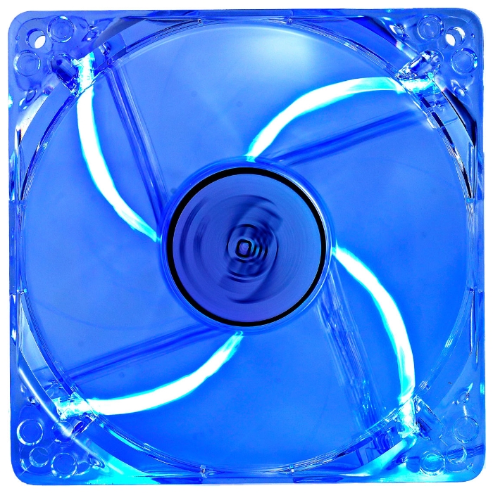 Вентилятор DEEPCOOL Xfan 120L/B (120x120x25mm, Hydro, 1300rpm, 26dBa, 3+4pin, blue LED) RTL