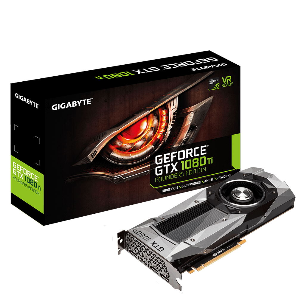 Видеокарта Gigabyte GF GTX1080Ti 11264Mb (GV-N108TD5X-B, 352bit, GDDR5X, HDMI+3xDP) RTL