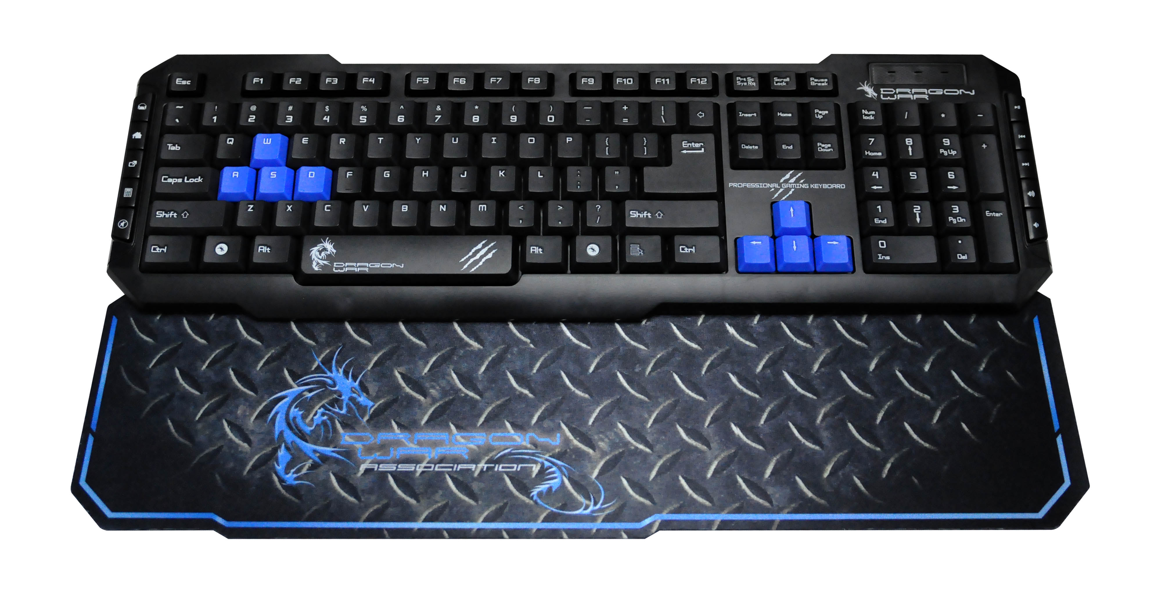 Набор клавиатура, мышь и коврик QUMO HURRICANE (USB, black)