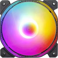 Вентилятор Formula COSMIC 14BK ARPW (140x140x25mm, Hydro, 450-1300rpm, 19-26dBa, 4pin, PWM, ARGB LED, black-white) RTL