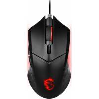 Мышь MSI CLUTCH GM08 (USB, optical, 3200dpi, игровая, soft-touch, 1.8m, black)