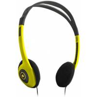 Наушники Defender Aura HN-001 (накладные открытые для мобильный устройств, с микрофоном, 1.2m, yellow)
