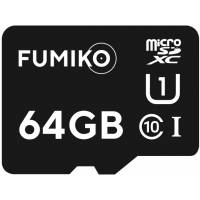 Карта памяти SDXCmicro Card 64Gb FUMIKO (FMD-19, Class 10, UHS-I,  до 104MB/s, без адаптера)