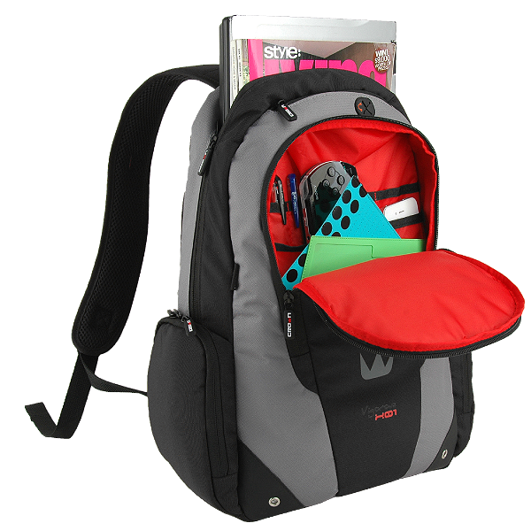 Сумка для ноутбука Crown Vigorous Series (CMBPV-115BGY, 15,6", рюкзак, black-grey)