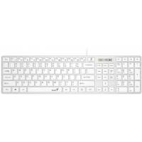 Клавиатура Genius SlimStar 126 (USB, мультимедийная, white)