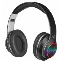 Гарнитура Defender FreeMotion B545 (полноразмерная закрытая, беспроводная, Bluetooth 5.0, с микрофоном, до 9 часов работы от батареи, microSD, FM, подсветка, black)