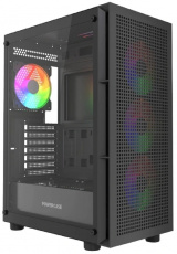 Корпус Powercase Mistral EA17 (CMAEA17-A4) (без БП, ATX, USB3.0, 4x ARGB Fan, black)
