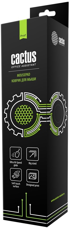 Коврик для мыши Cactus (CS-MP-Pro02XXL, тканевый на резиновой основе, 900x400x2mm)