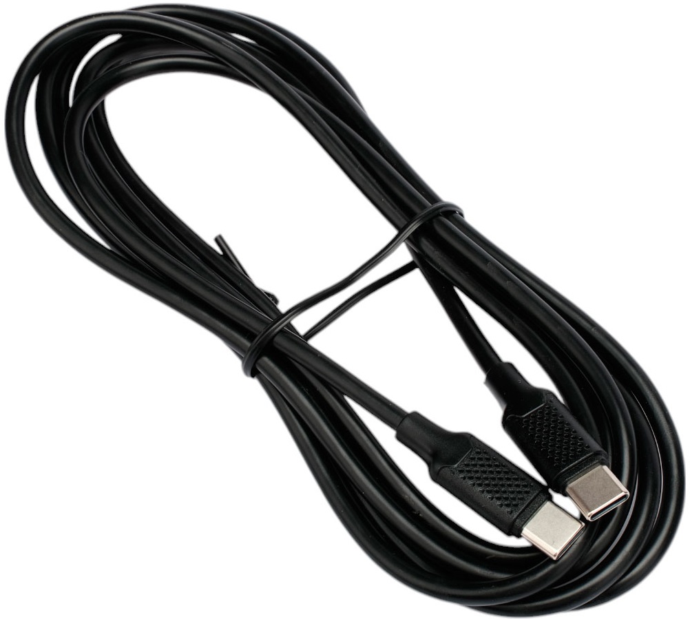 Кабель USB 2.0 Type-C - Type-C 2.0m (CC-USB2.0-240W-2M, медь, 5A, 240W, быстрая зарядка, QC4.0, PD3.1, black) Cablexpert