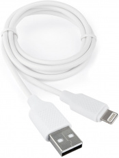 Кабель USB 2.0 Am - Lightning 1.0m (CCB-USB-AMAPO2-1MW, 2.1A, white) Cablexpert