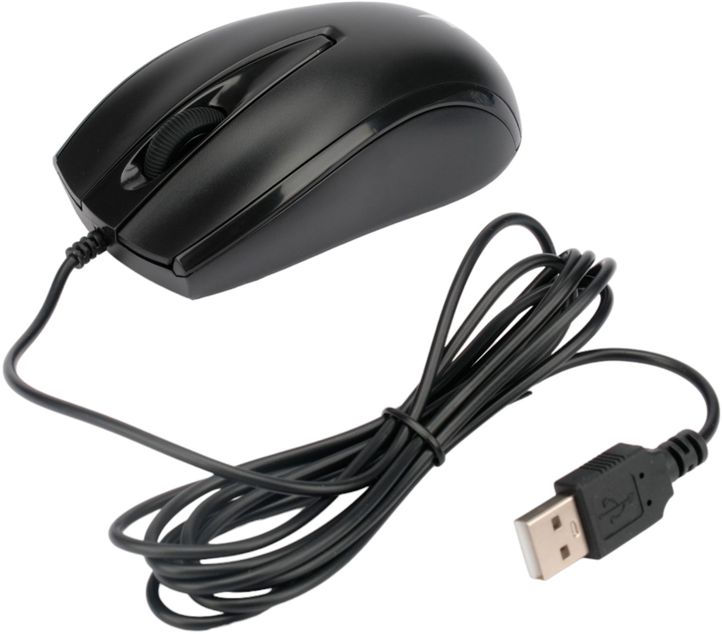 Мышь Gembird MOP-110 (USB, optical, 1000dpi, 1.8m, black)