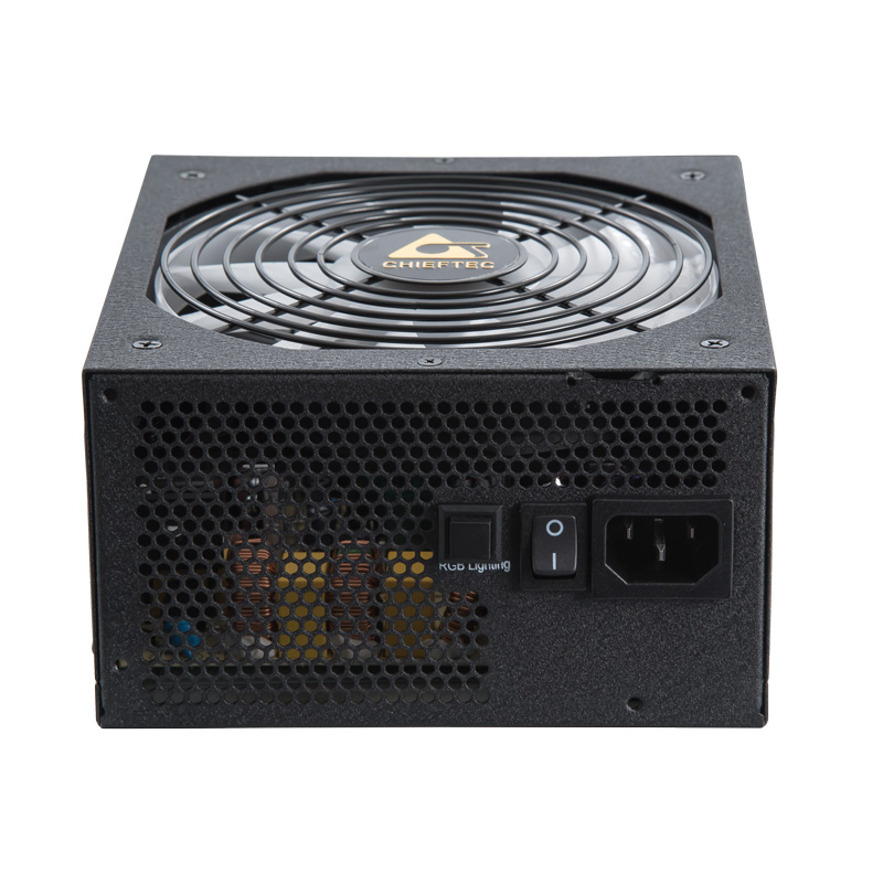 Блок питания Chieftec 750W (GDP-750C-RGB, 90% Gold, 140mm, 20+4+4+4, 4xPCI-E 6+2pin, 8*SATA, 3*HDD, 1*FDD, Modular) RTL