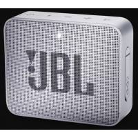 Колонка JBL GO 2 (3W, портативная, аккумулятор 730mAh, до 5ч, Bluetooth v.4.1, микрофон, громкая связь, AUX, защита от воды, ash gray)